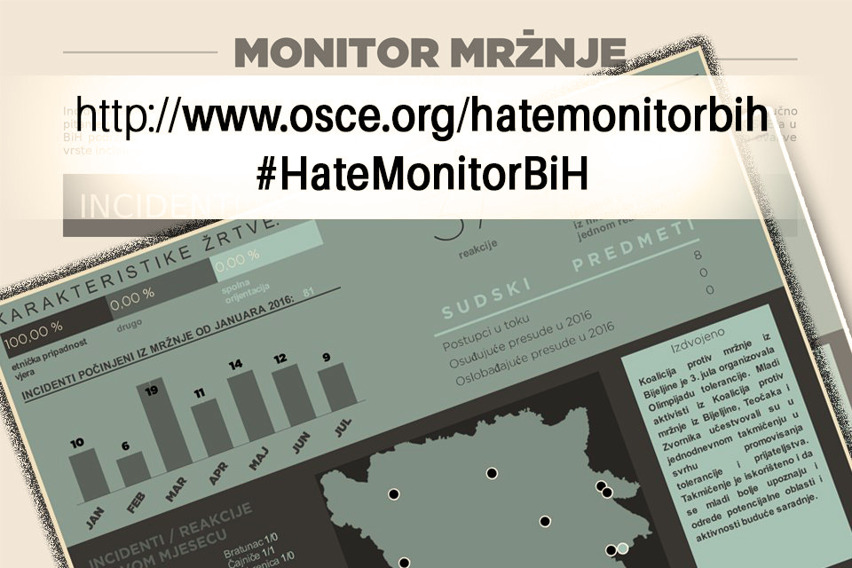 Najnoviji nalazi o incidentima motiviranim predrasudama i odgovorima na zabilježene incidente od strane pravosudnog sektora, lokalnih vlasti i civilnog društva širom 🇧🇦 dostupni su na našoj web stranici. #HateMonitorBiH Monitor mržnje za april 2025. g.👉 shorturl.at/VMDGb