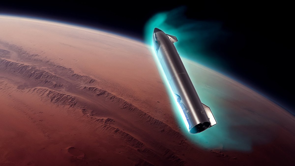 Давайте про хорошие новости и планы на будущее. Выложили презентацию SpaceX по марсианской программе, и ниже большой тред с подробностями

- Цель выйти на производство 1000 кораблей в год
- 5000 спутников Starlink V3 ежегодно
- Третья версия ракеты дебютирует в этом году