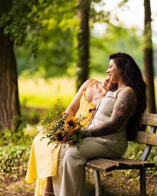 Jade &amp; Sophie's engagement happened in the most enchanting green setting on a day drenched with sunshine and love. It's always exciting to see romance in full bloom ☀️✨

📸: @photo.locks

 #engagement #loveinbloom #romanticsetting