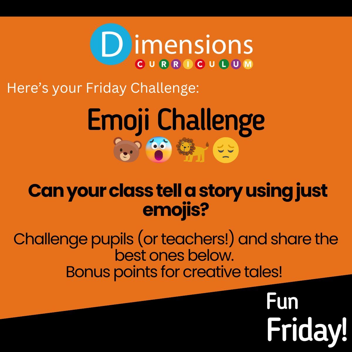 DimensionsCC's tweet image. #FridayFun #FridayChallenge #LearningMeansTheWorld #PrimarySchoolTeachers