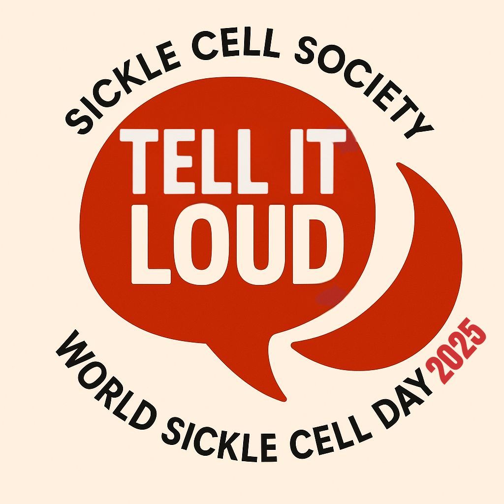 WORLD SICKLE CELL DAY 2025: TELL IT LOUD
Our 2025 theme is here! 
🗣️ We’re asking you to #TellItLoud for sickle cell:
📱 Post and share content
🧥 Wear red
✍️ Write to your MP (details on our webpage)
📢 Use the hashtags: #TellItLoud #LoudEnough
buff.ly/OHmrqOS