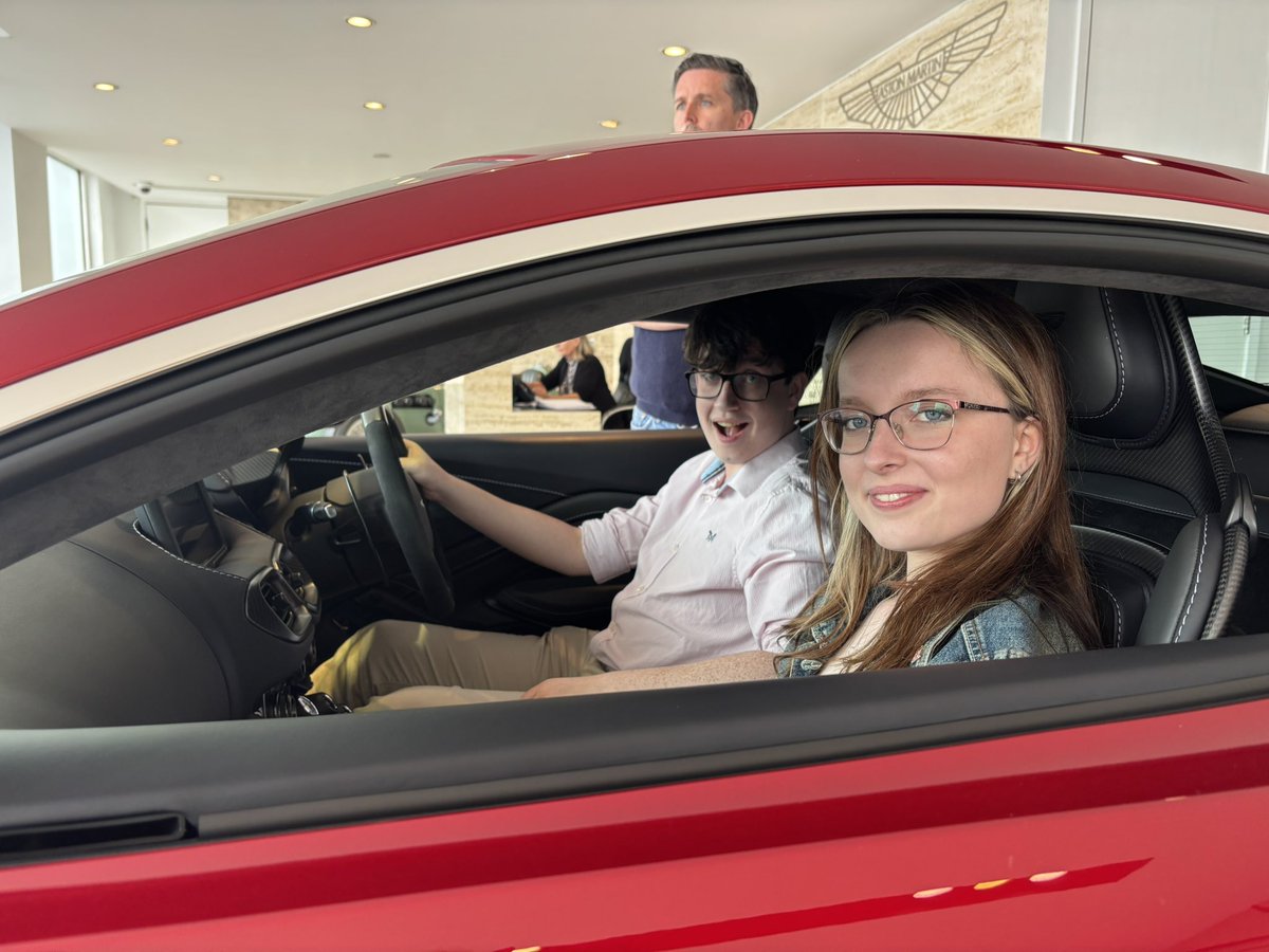 MsPanksy's tweet photo. Apparently there will be signs if my husband is having a midlife crisis. In other news, both children have fallen in love with Papa’s new car.. https://t.co/2A8gzNW6RC