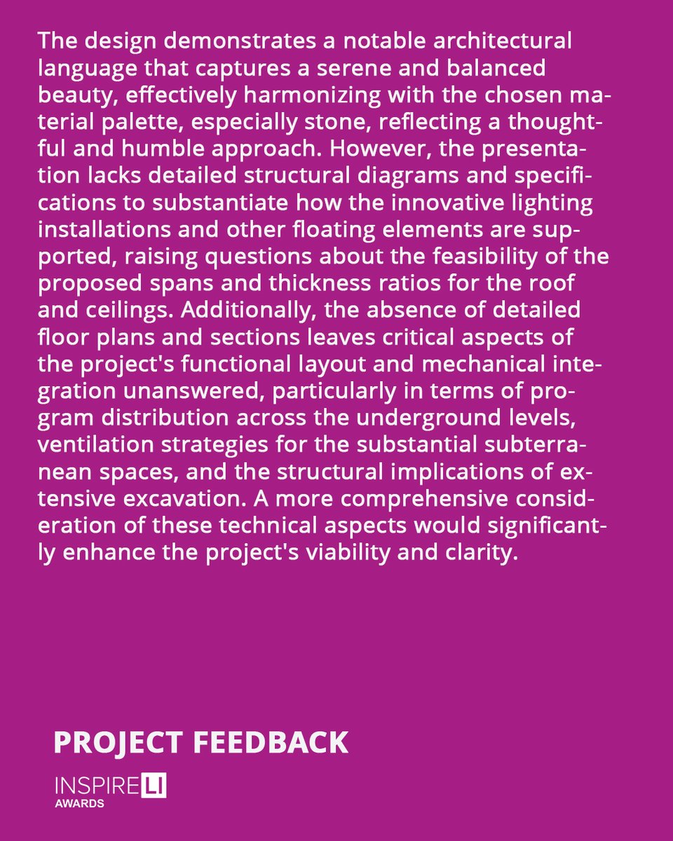 📚INSPIRELI EDUCATION JURY FEEDBACK

Read more: inspirelieducation.com/en/detail/6726/

• Advisor: Mingshan Fang
• Student: Khoa Dang Duy
• Project: Saigon Museum of Archeology

#architecture
#inspireliawards
#amazingarchitecture

#architecturestudent #architecturestudents