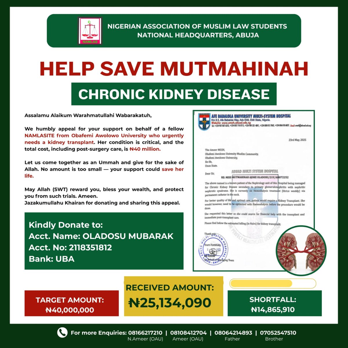 Omoodu02's tweet photo. #SaveMutimainah 
Every Penny Counts 🙏🙏 https://t.co/Avz58YOlhU