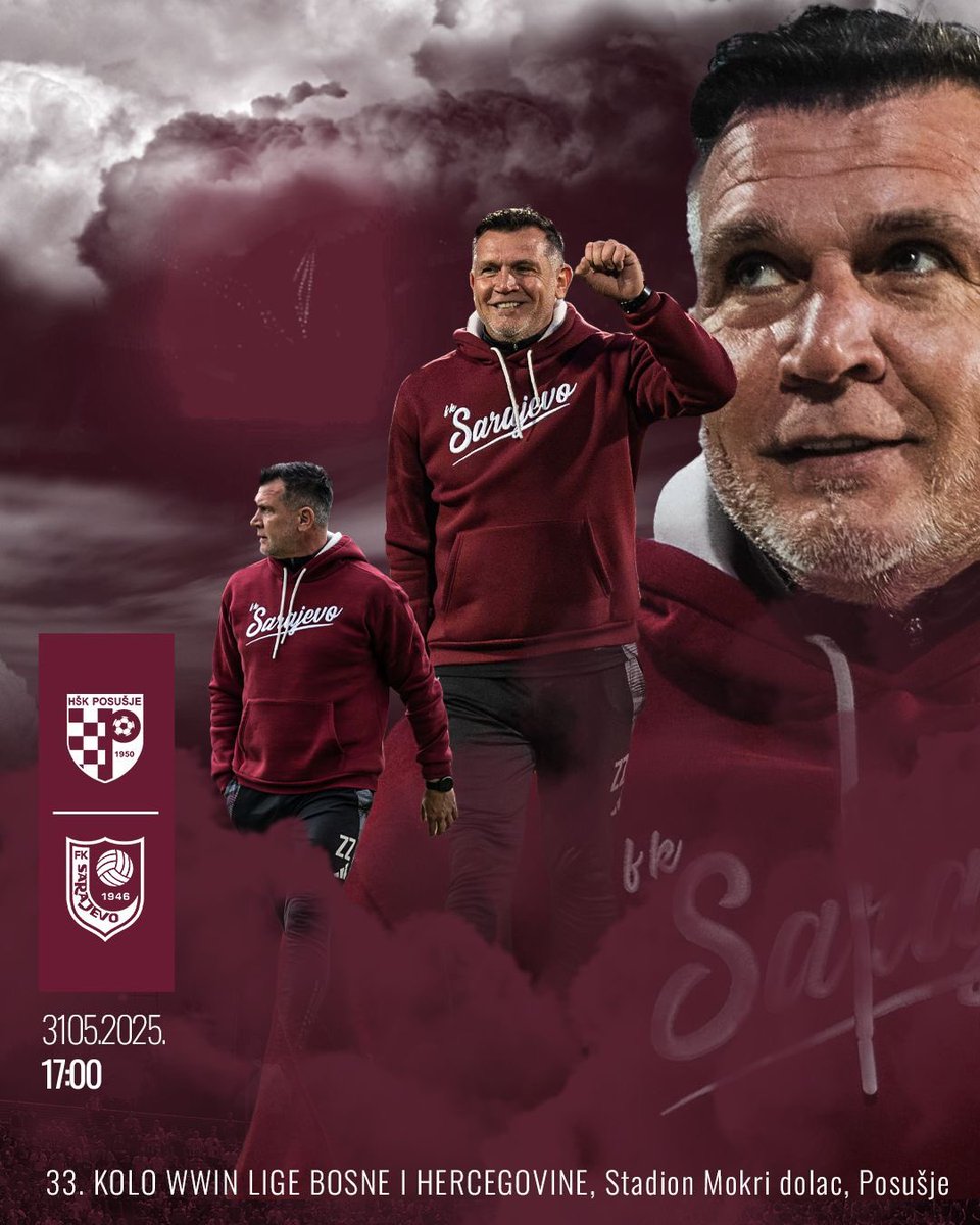 🔚 POSLJEDNJE KOLO SEZONE

Bordo tim zatvara sezonu gostovanjem u Posušju - subota 17:00 #POSFKS