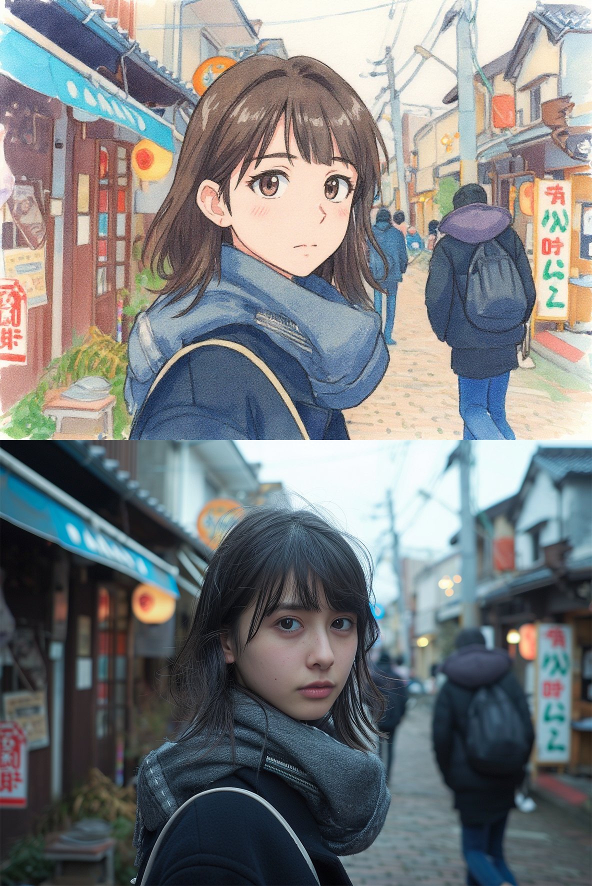 風の水彩画 - 検索 / X