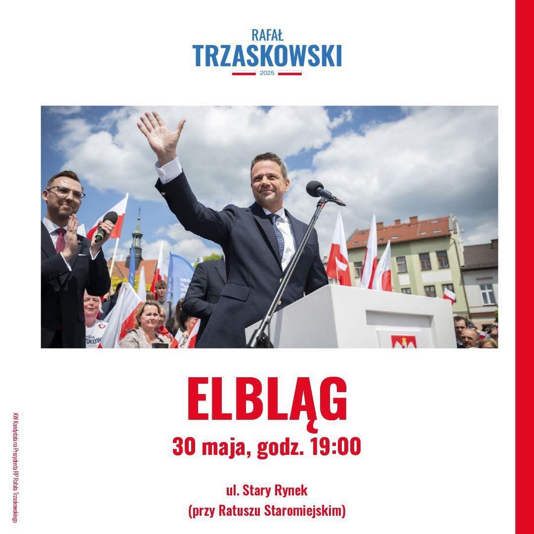 Do zobaczenia w Elblągu✌️🇵🇱

#Trzaskowski2025