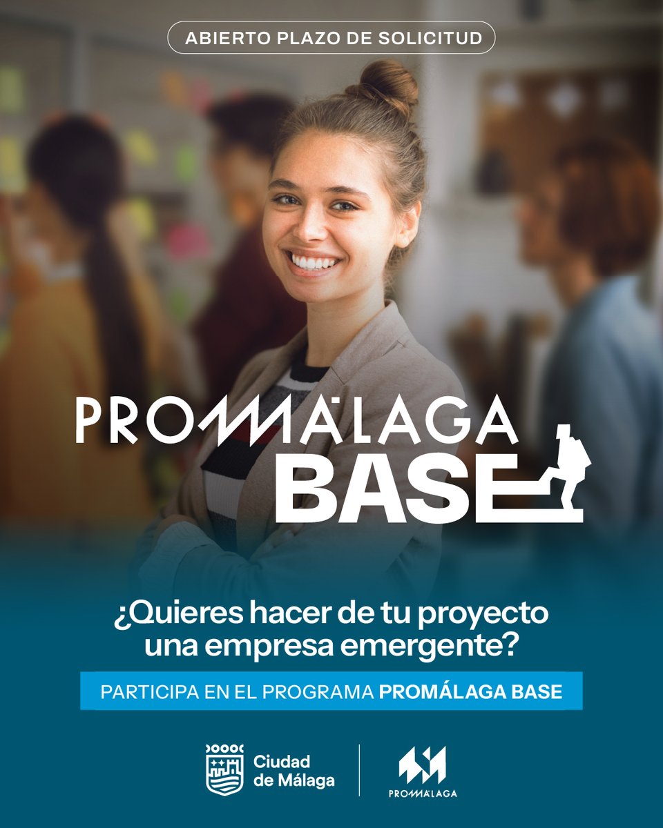 Hoy, 30 de mayo, es el último día para inscribirte en #PromálagaBase si quieres participar en la primera convocatoria del programa, que se celebrará durante los meses de junio, julio y septiembre. No obstante, el plazo será ininterrumpido hasta septiembre: promalaga.es/ayudas-y-subve…