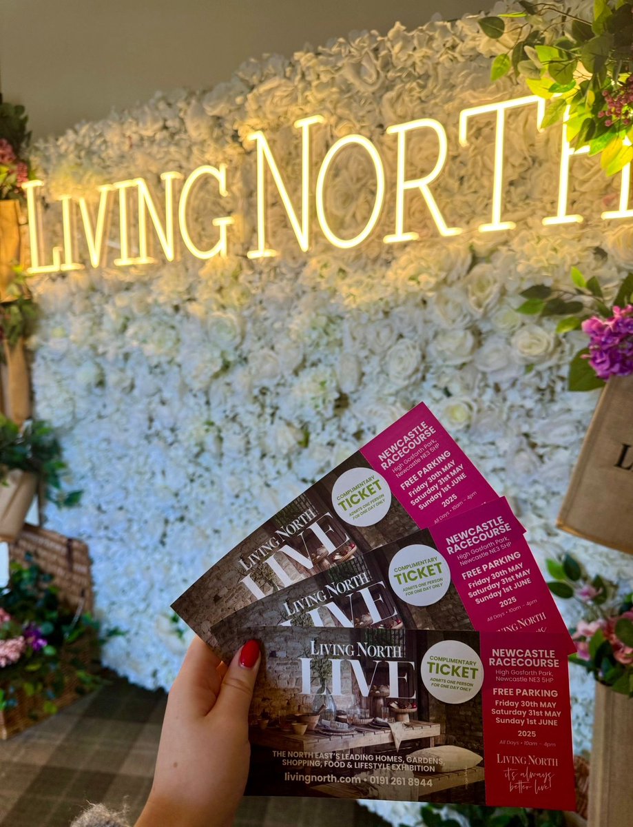Living North (@living_north) on Twitter photo Living North LIVE is OPEN at 10am TODAY! ✨
Join us at <a href="/NewcastleRaces/">Newcastle Racecourse</a> for a fabulous weekend of stylish shopping, live demonstrations and tastings!
Tickets available on the door 🎟️
livingnorth.com/event/living-n… Living North LIVE is OPEN at 10am TODAY! ✨
Join us at <a href="/NewcastleRaces/">Newcastle Racecourse</a> for a fabulous weekend of stylish shopping, live demonstrations and tastings!
Tickets available on the door 🎟️
livingnorth.com/event/living-n…