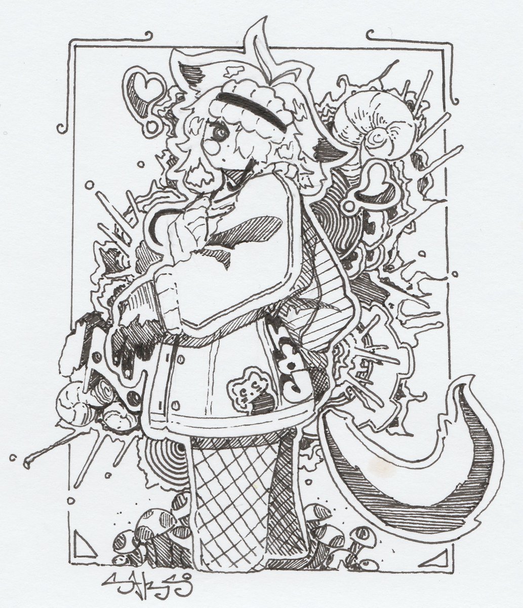 Sarso__'s tweet image. #nyansterpiece  Pen and paper