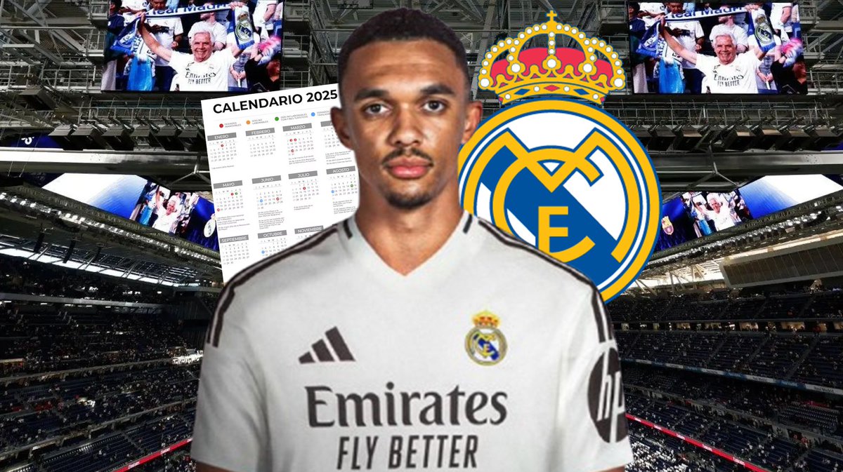 🚨 Alexander-Arnold será anunciado como nuevo jugador del Real Madrid hoy a las 12:00 p.m. (hora peninsular 🇪🇸)

(<a href="/nokai/">NoKai</a>)