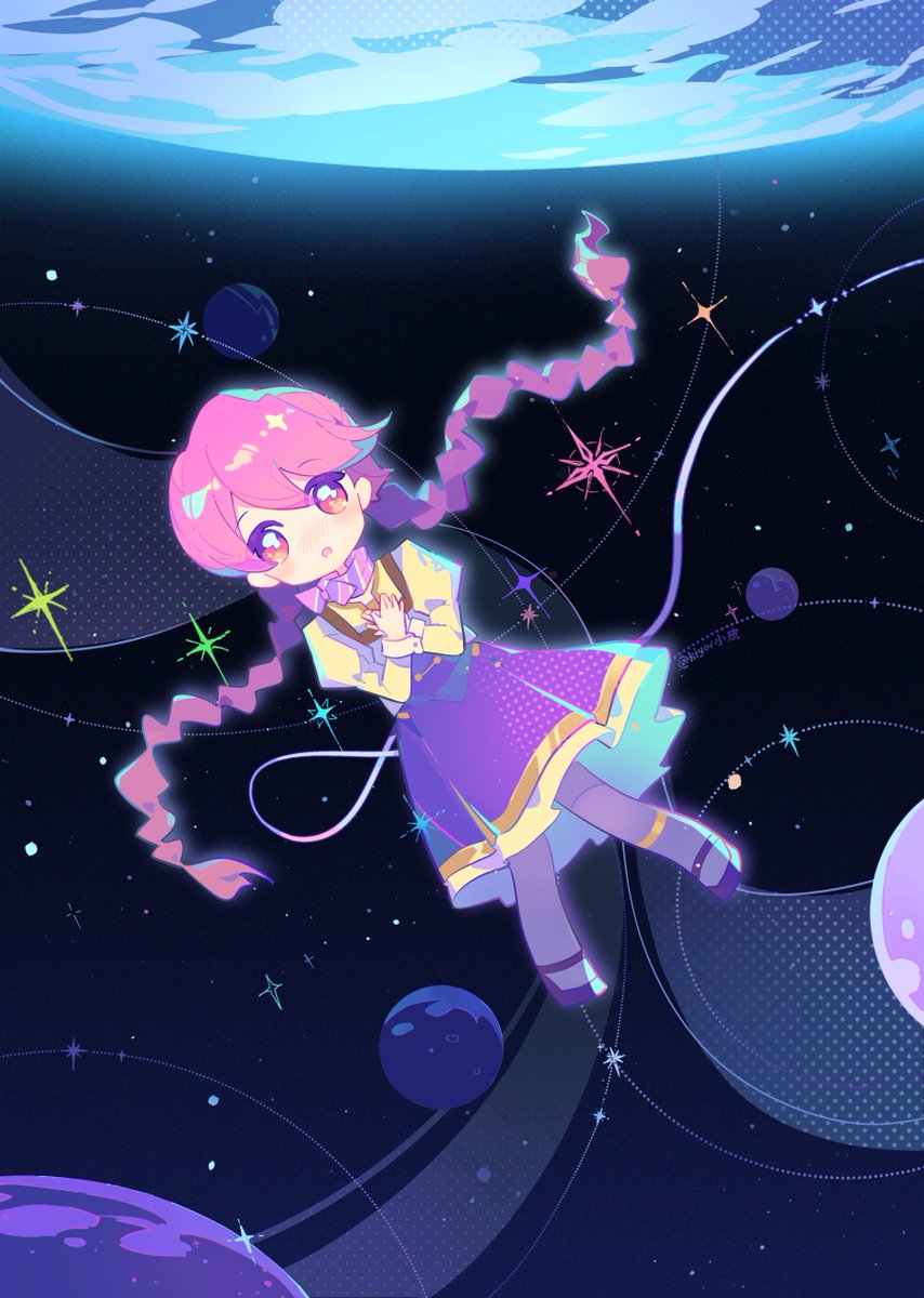 kiyooooor's tweet photo. 🌌星屑になることを推奨します✨

#アポカリプスホテル 
#ヤチヨ #イラスト https://t.co/2OrnjFmCco