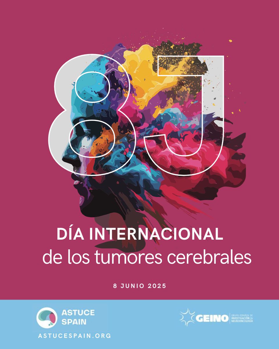 En junio se celebra el Día Internacional de los Tumores Cerebrales, que nos recuerda la importancia de investigar, visibilizar la enfermedad y apoyar a los pacientes. Frente a los tumores cerebrales, la ciencia no se rinde. ¡Únete a nuestro compromiso! 🧠🔬🫂
