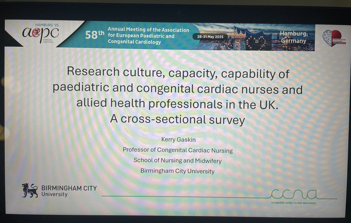 Great to share our experience #AEPC2025  of setting up a national NMAP paediatric and congenital cardiac research network and identifying research culture, capacity and capability to build a development plan <a href="/CongenitalCNA/">CCNA</a> <a href="/AEPCcongenital/">AEPC - Paediatric and Congenital Cardiology</a>