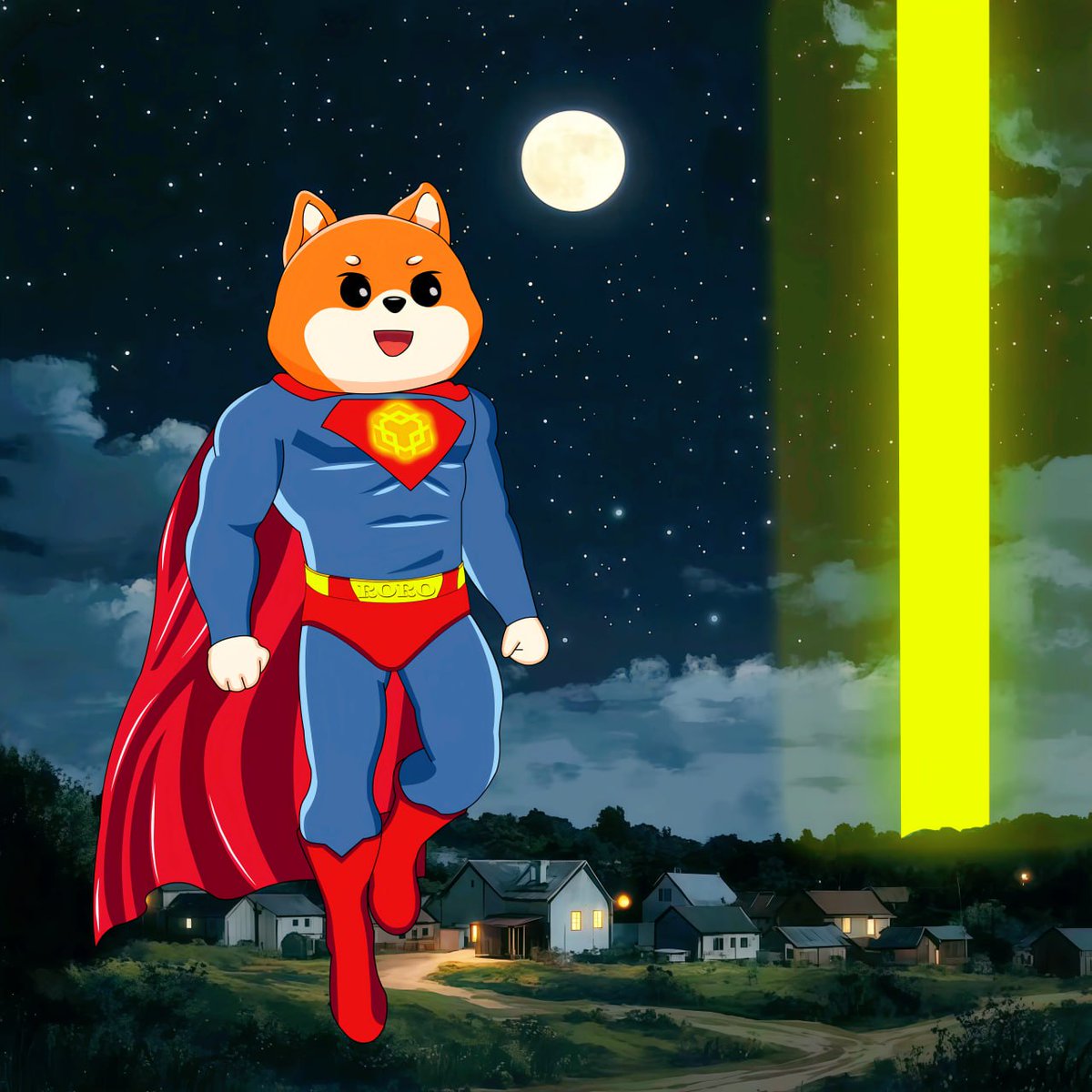 🚀 $Roro, the light-chasing hero on <a href="/BNBCHAIN/">BNB Chain</a> ! 💛

Following the glow, always rising, and breaking through ceilings! 🔥🔥