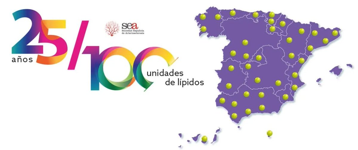 La SEA supera las 100 unidades de lípidos homologadas en España 🎉🎉

Esta cifra se alcanza coincidiendo con el 25 aniversario de la puesta en marcha de las primeras, en el año 2000

#unidadesdelípidos #25SEA100