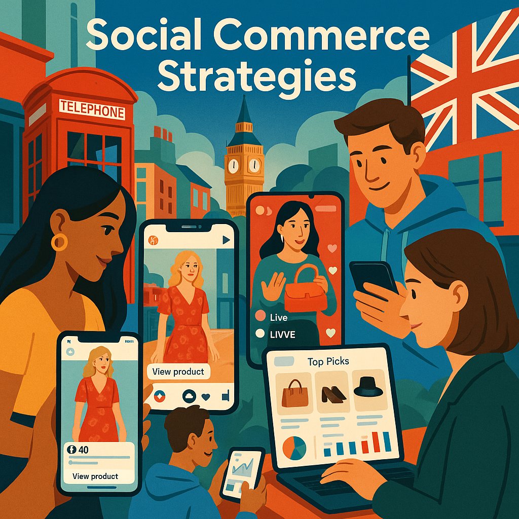 🛒 Social Commerce Strategies: How UK Brands Are Selling Directly on Social in 2025! 🛍️
 
 The days of redirecting to websites are OVER! UK brands are turning social platforms into complete shopping destinations! 🇬🇧💰
 
 It's not just about awareness anymore—it's about CONVERTING