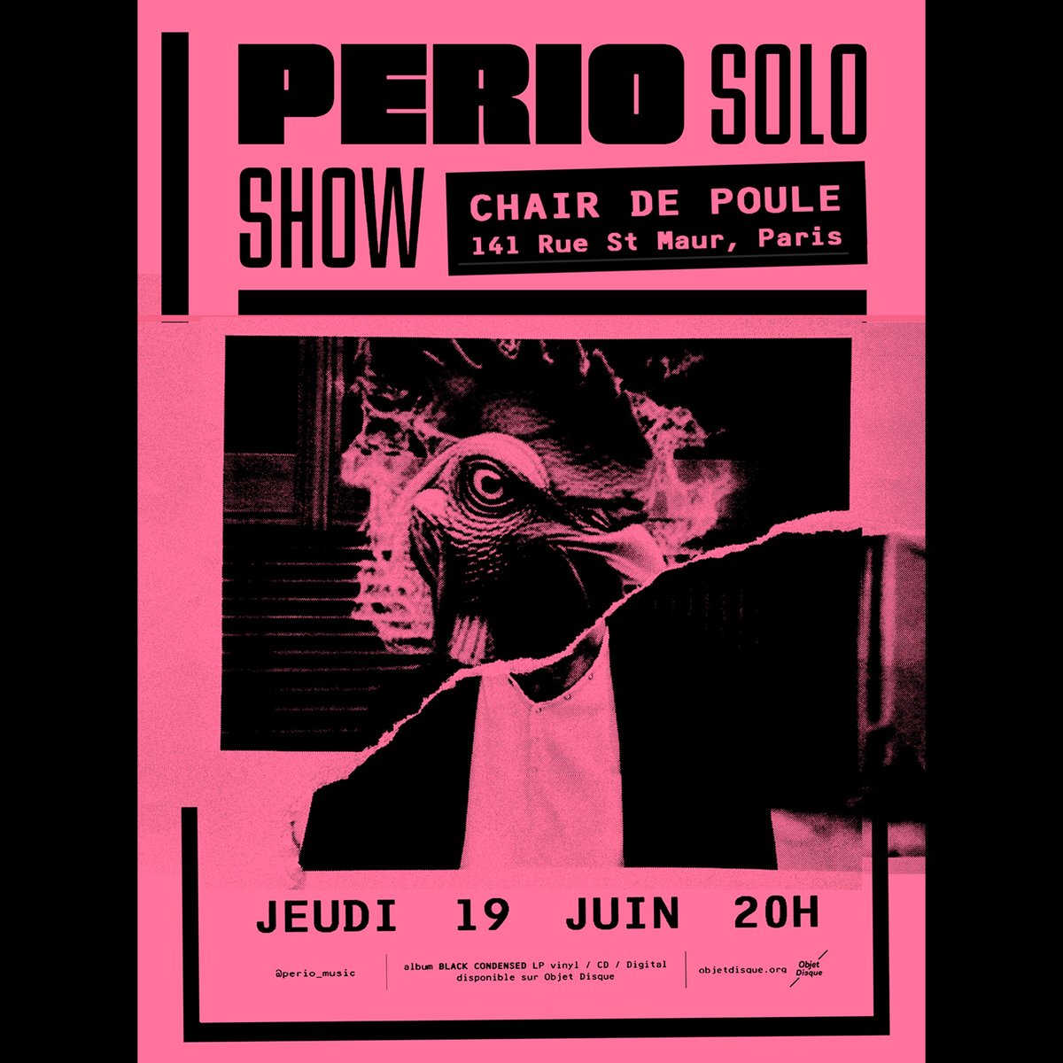 Solo Show
Jeudi 19 juin
<a href="/CPoule/">chair de poule</a> 
20H
be there