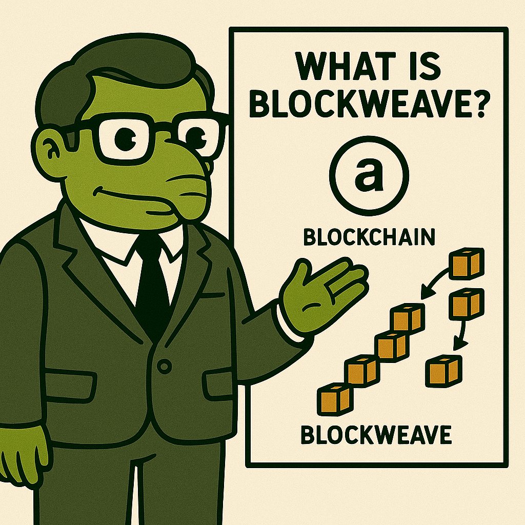 Taylor ᚸ (@web3_tailor1) on Twitter photo To me, <a href="/ArweaveEco/">Arweave Ecosystem</a> seemed like any other blockchain.
Until I understood what it truly is
A machine for memory. A web where data lives forever.
Let’s break it down: What makes <a href="/ArweaveEco/">Arweave Ecosystem</a> different?
It’s not a blockchain.
It’s a Blockweave.
And that one word changes To me, <a href="/ArweaveEco/">Arweave Ecosystem</a> seemed like any other blockchain.
Until I understood what it truly is
A machine for memory. A web where data lives forever.
Let’s break it down: What makes <a href="/ArweaveEco/">Arweave Ecosystem</a> different?
It’s not a blockchain.
It’s a Blockweave.
And that one word changes