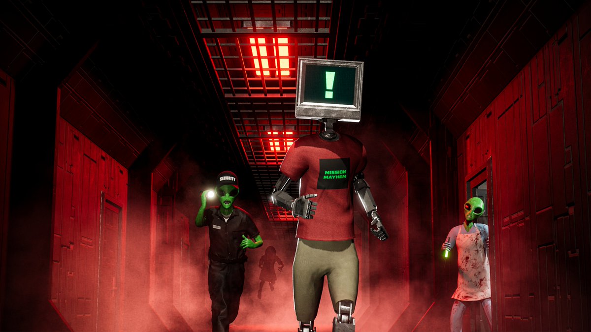 Been a while since I posted, but I've been hard at work behind the scenes. Lots of progress updates coming soon! 
 
#MissionMayhem #indiedev #gamedev #indiegamedev #UnrealEngine5 #UE5 #indiegame #horrorgame