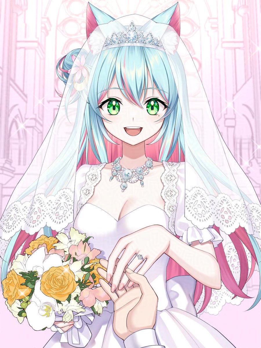 mocchimugi's tweet photo. #Vtuber素材　#おはようVTuber素材
✨👰‍♀️6月ジューンブライド素材を制作しました💍✨

【DL条件】
・活動中のVライバーさん
・フォロー
・リポスト

利用規約は画像をご確認ください。
「初心者向けPNG」「上級者向けPSD」の2種類用意しております。
背景カラバリは5色。

DLリンクはツリーへ https://t.co/b3mPFwS5jB