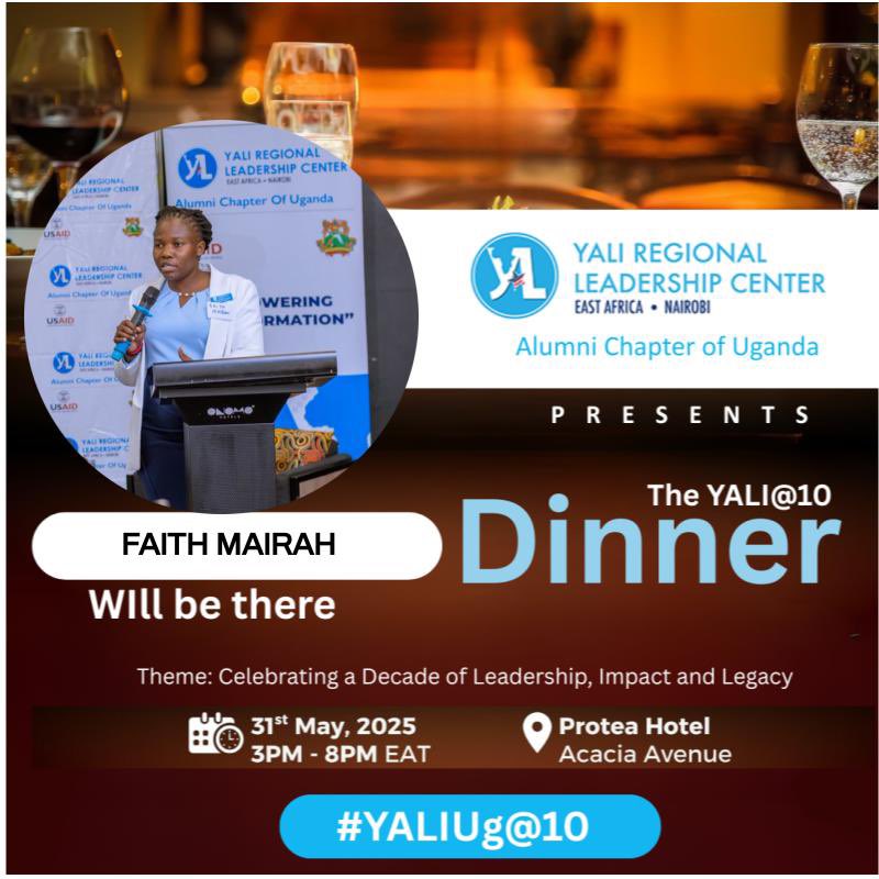 Faith Mairah (@fmairah1) on Twitter photo We are counting down to the #YALIUg@10 fundraising dinner. Have you got your ticket yet? You don’t want to miss this <a href="/YALIRLCAlumniUg/">YALIRLCEA Alumni- UG</a> historic event that will celebrate the last decade and redefine the next one.
DM for discounted tickets at 100k with the code D20. This is valid We are counting down to the #YALIUg@10 fundraising dinner. Have you got your ticket yet? You don’t want to miss this <a href="/YALIRLCAlumniUg/">YALIRLCEA Alumni- UG</a> historic event that will celebrate the last decade and redefine the next one.
DM for discounted tickets at 100k with the code D20. This is valid