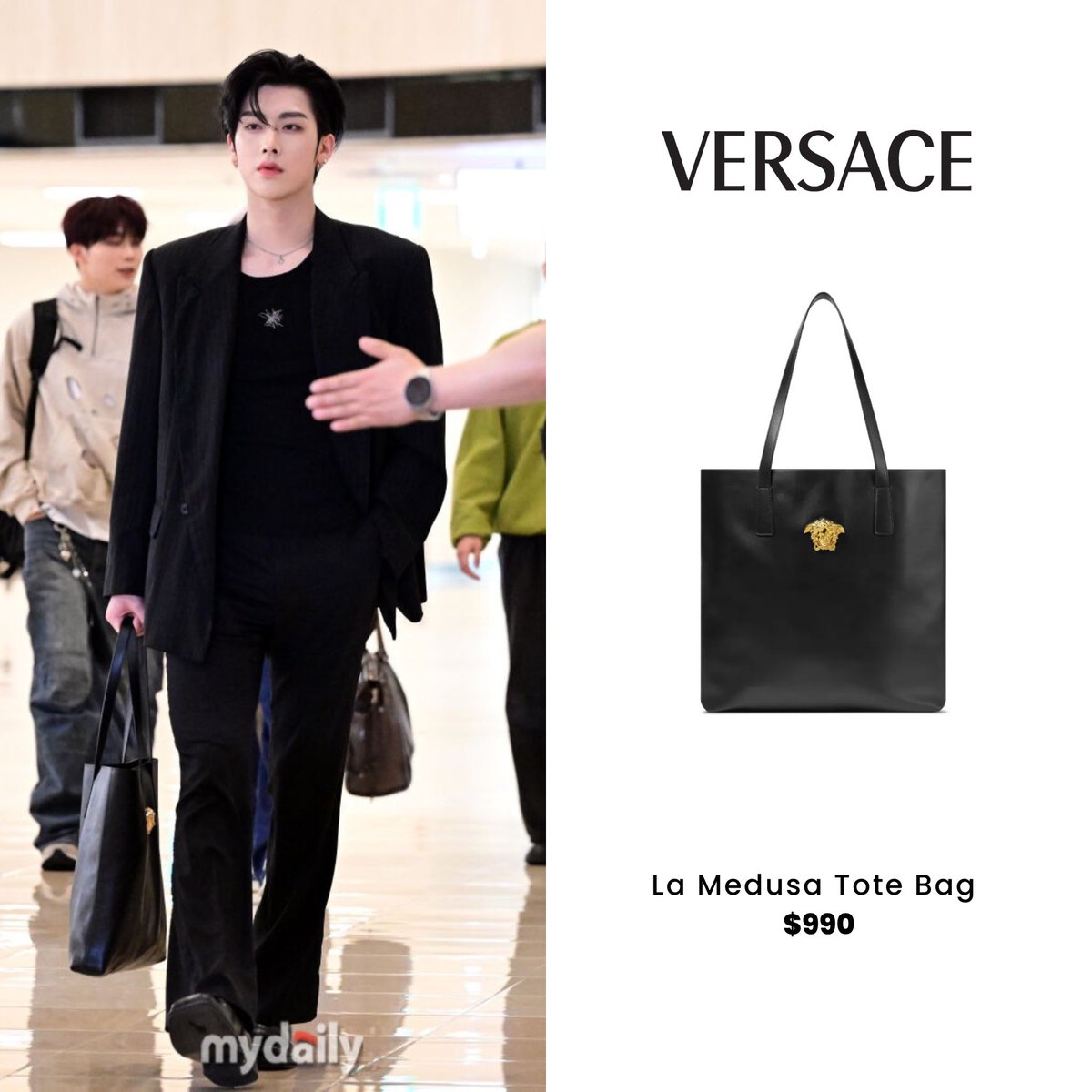 250528 Ricky - Gimpo International Airport Versace: Tote Bag $990