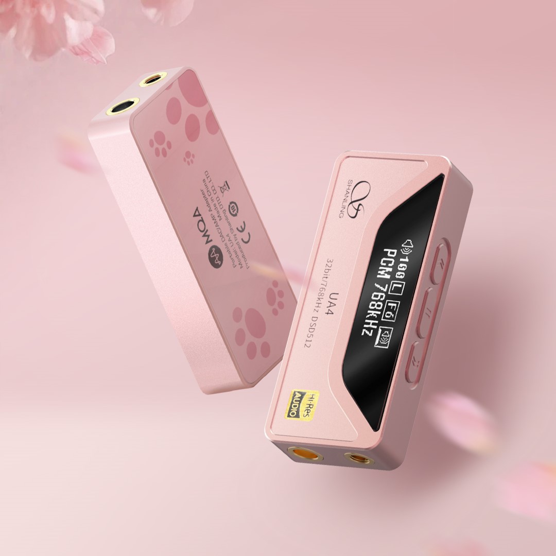 Shanling UA4 now available in Pink color and with Paw print details

Learn more about UA4 USB Dongle DAC:
en.shanling.com/product/444

Check with your local Shanling distributors for availability