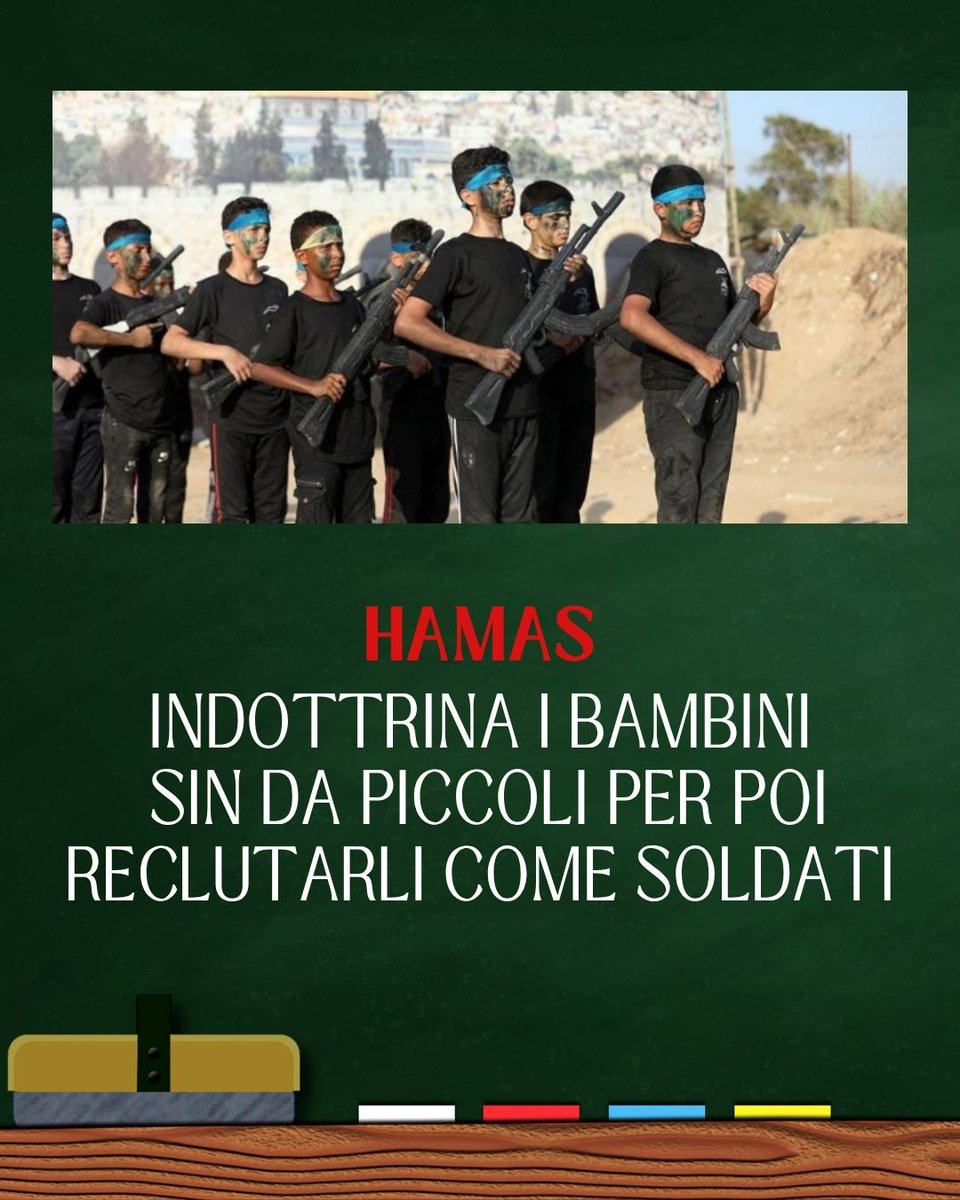 Hamas è un'organizzazione terroristica non poi così diversa dall'ISIS.

Ecco alcune cose che dovresti sapere su di loro.

Hamas è una minaccia non solo per gli israeliani, ma gli stessi palestinesi e per il mondo intero.