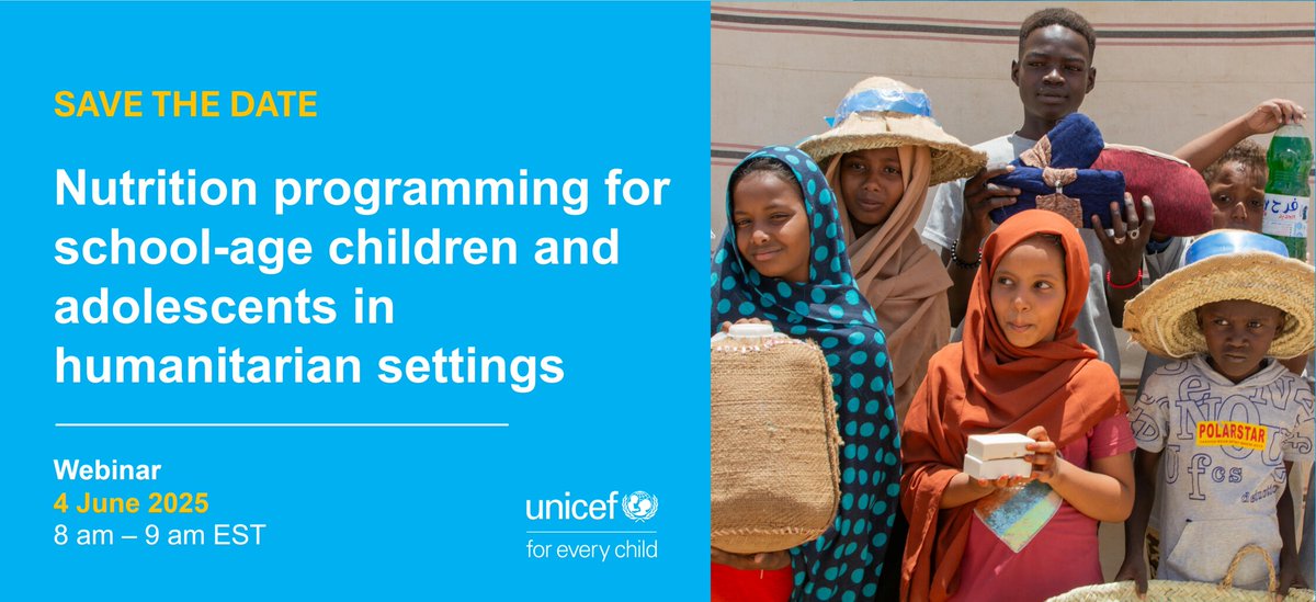 School Meals Coalition (@schoolmeals_) on Twitter photo ๐ป ๐ช๐๐๐๐ก๐๐ฅ | How can we better meet the nutrition needs of children aged 5โ19 in humanitarian contexts?
๐จ๐ธ <a href="/ENNonline/">Emergency Nutrition Network</a> & <a href="/UNICEF/">UNICEF</a> present a new scoping review analyzing policies and programmes, identifying key evidence gaps, and outlining a recommended package of ๐ป ๐ช๐๐๐๐ก๐๐ฅ | How can we better meet the nutrition needs of children aged 5โ19 in humanitarian contexts?
๐จ๐ธ <a href="/ENNonline/">Emergency Nutrition Network</a> & <a href="/UNICEF/">UNICEF</a> present a new scoping review analyzing policies and programmes, identifying key evidence gaps, and outlining a recommended package of