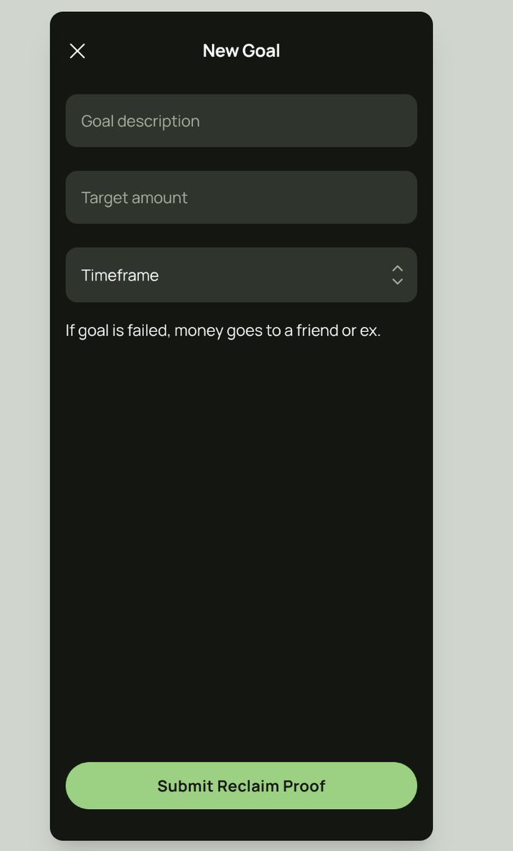 HarshaKaramchat's tweet photo. You commit to a goal → You lock money in a smart contract → If you succeed and submit verifiable proof (via @reclaimprotocol ), you get your money back. Else, it goes to the opponent, a friend, a charity, or... your ex. https://t.co/R6Ts0TvjK9