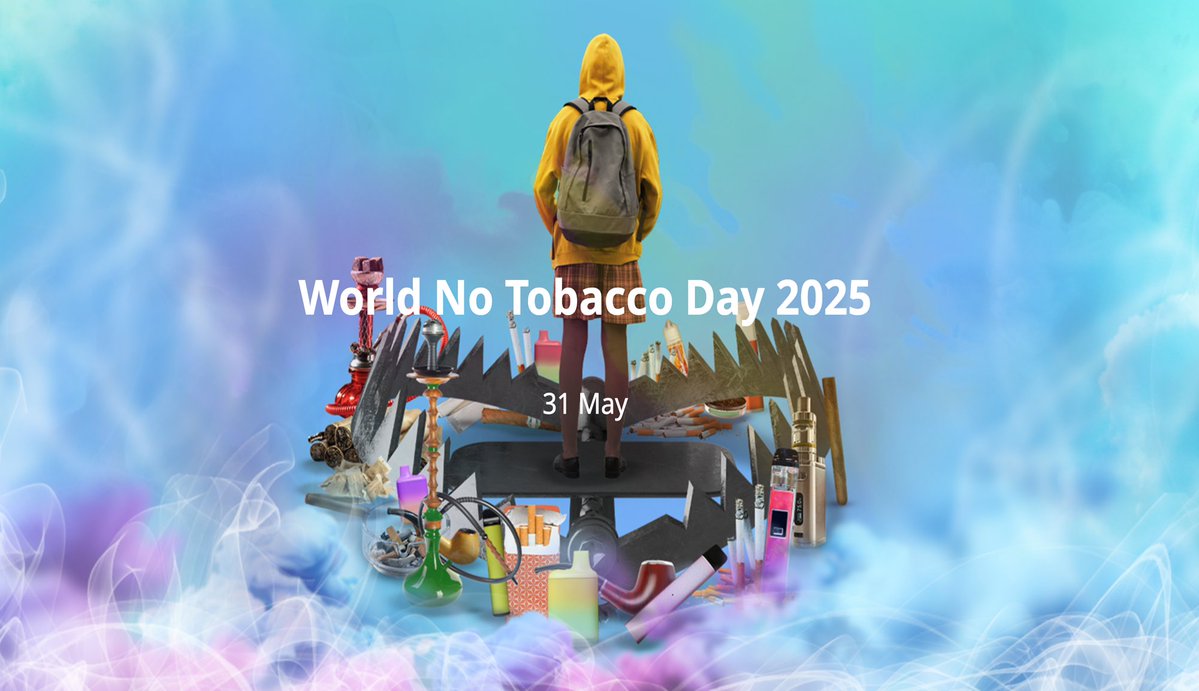 Tomorrow is World No Tobacco Day!

Every year, more than 8 million people die from tobacco use. Most tobacco-related deaths occur in low- and middle-income countries, which are often targets of intensive tobacco industry interference and marketing.

#NoTobaccoDay