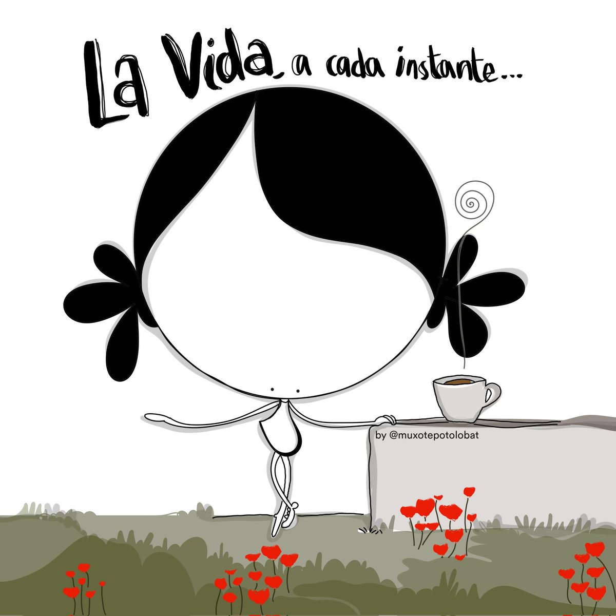 La Vida... a cada instante.
En cada pequeño detalle.
En una mirada.
En una brizna de luz.
En un café compartido.
En una sonrisa abierta.
La Vida... a cada instante.
#EeeegunonMundo!!