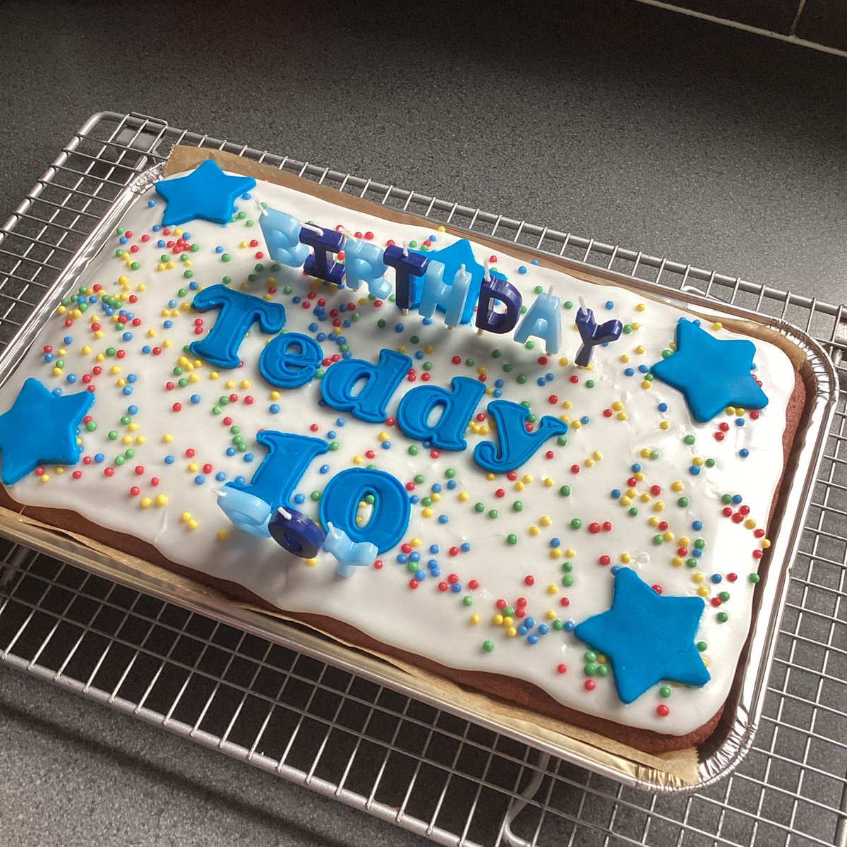 Our little man’s 10 today 🥳🥳🥳🥳