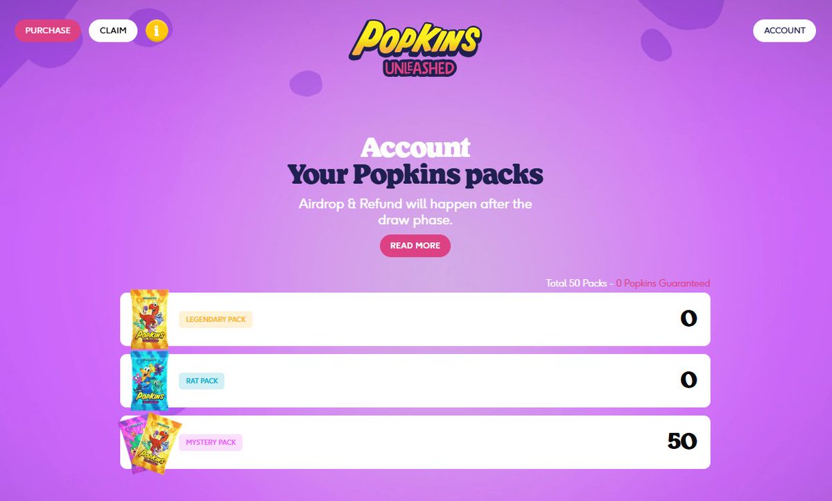Andreas Xydas (@a_xydas) on Twitter photo Just grabbed 50 Mystery Packs for the Popkins drop!
But here’s the real question...
Are 50 packs enough to score a Popkin from <a href="/Claynosaurz/">Claynosaurz</a> or should I go all in and get more? Just grabbed 50 Mystery Packs for the Popkins drop!
But here’s the real question...
Are 50 packs enough to score a Popkin from <a href="/Claynosaurz/">Claynosaurz</a> or should I go all in and get more?