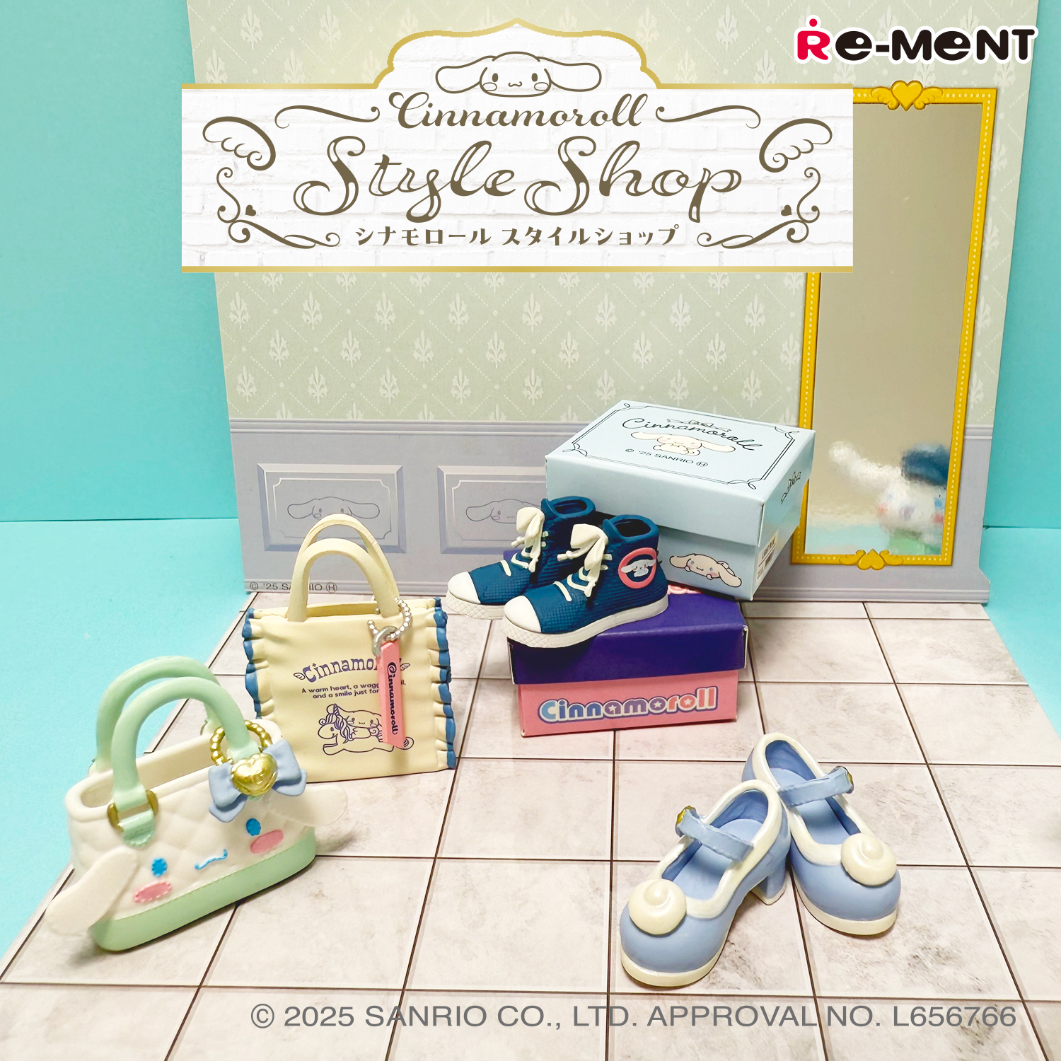 リーメント「シナモロールStyleShop」6種コンプリートBOX Cinnamoroll Style Shop】新作全6種類公開｜Miniature UNBOXING