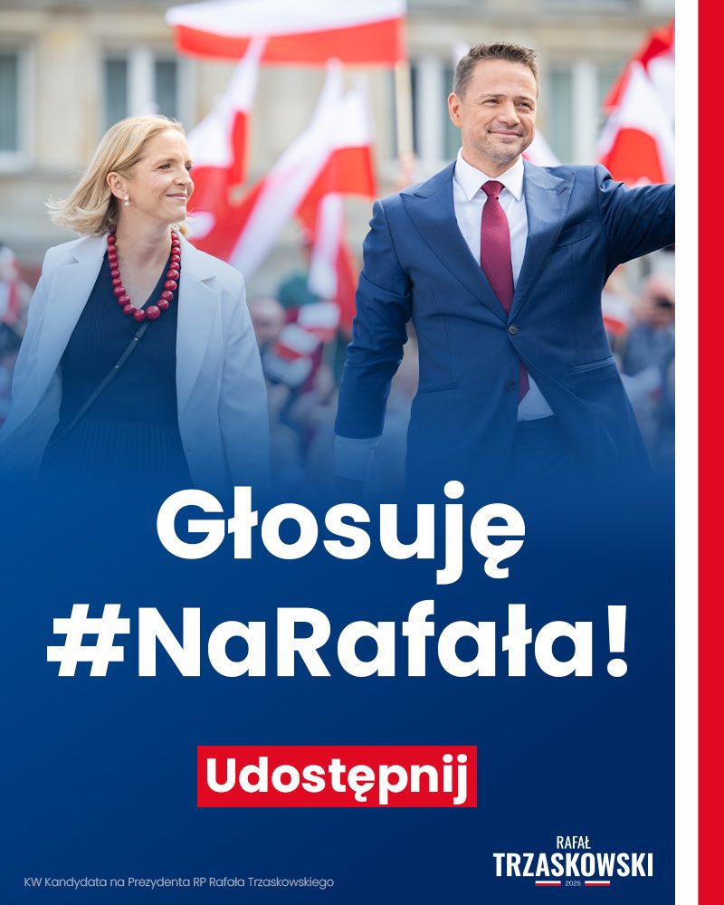 Pełna mobilizacja! Dla Polski! ❤️🇵🇱✌️
#Trzaskowski2025 #WygraCałaPolska