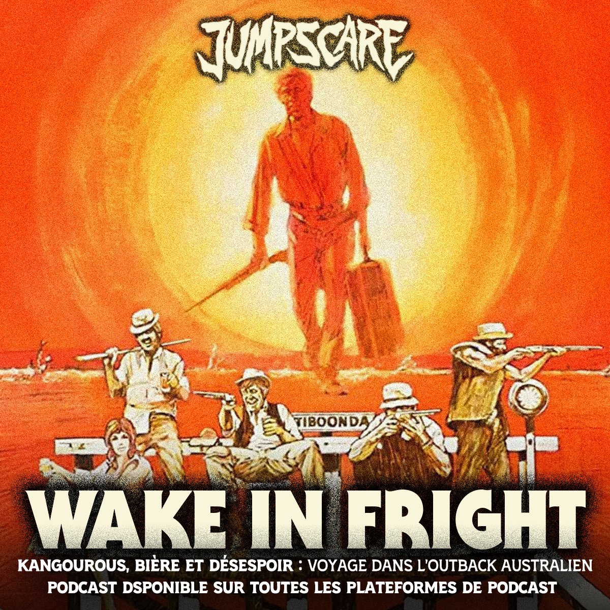 Les beaux jours reviennent, donc pour fêter ça : petite virée dans l'outback australien ! Sa chaleur étouffante, ses kangourous, ses bières...

C'est WAKE IN FRIGHT. Cauchemar ensoleillé qui n'épargnera personne.

Dispo sur toutes les plateformes de podcast !