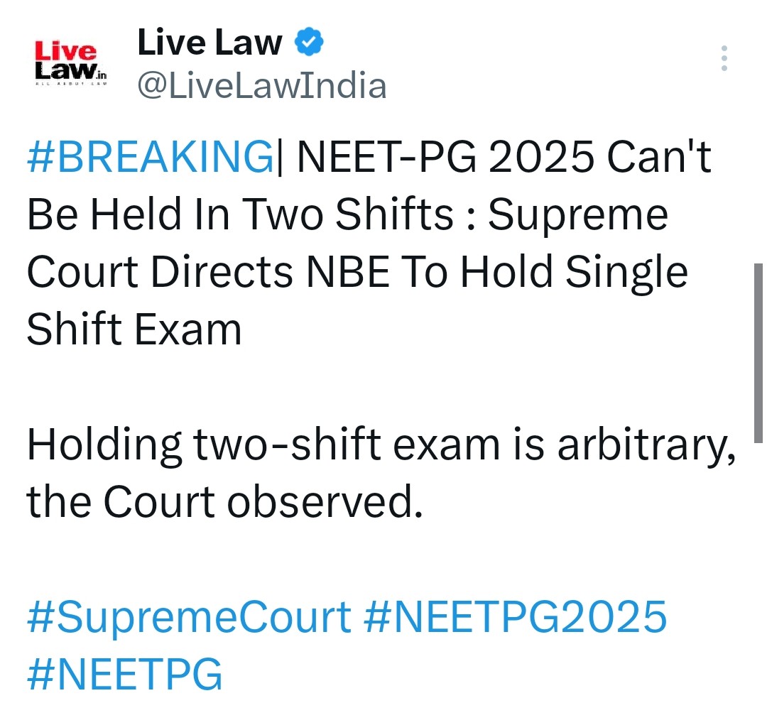 prarit_v's tweet photo. No exam should be conducted in shifts. We have enough resources to conduct any exam in one shift. https://t.co/I05xlhaILK