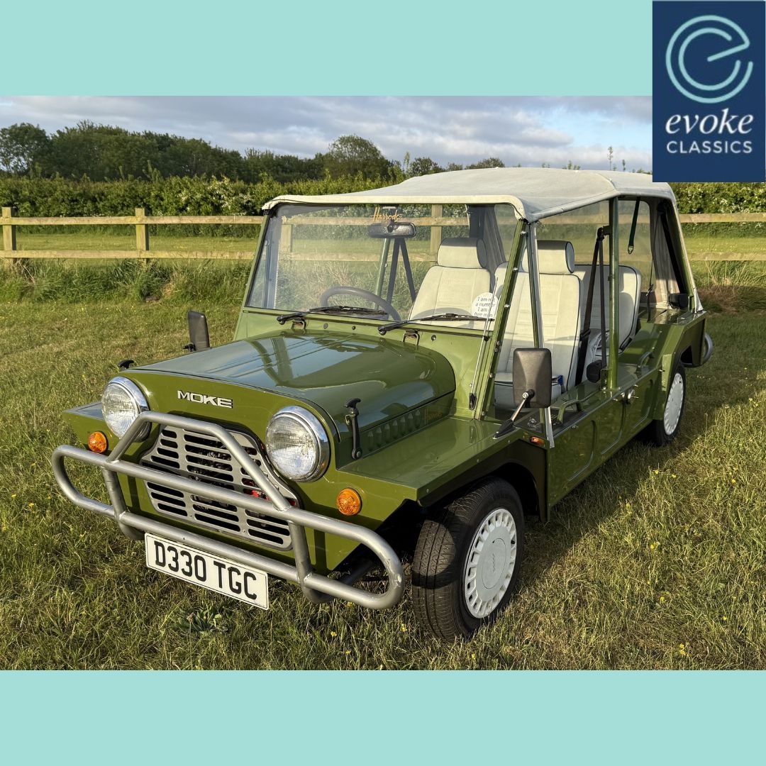 EvokeClassics's tweet photo. LIVE AT AUCTION
1986 Austin Mini Moke
https://t.co/cqGEDCbeBr
• Finished in Harrods Green
• White Moke embossed seats
• Side screens included
• 998cc engine
• 4 speed manual
• Will come with 12 months MOT
#MiniMoke #Moke https://t.co/Sjb02MwAx3