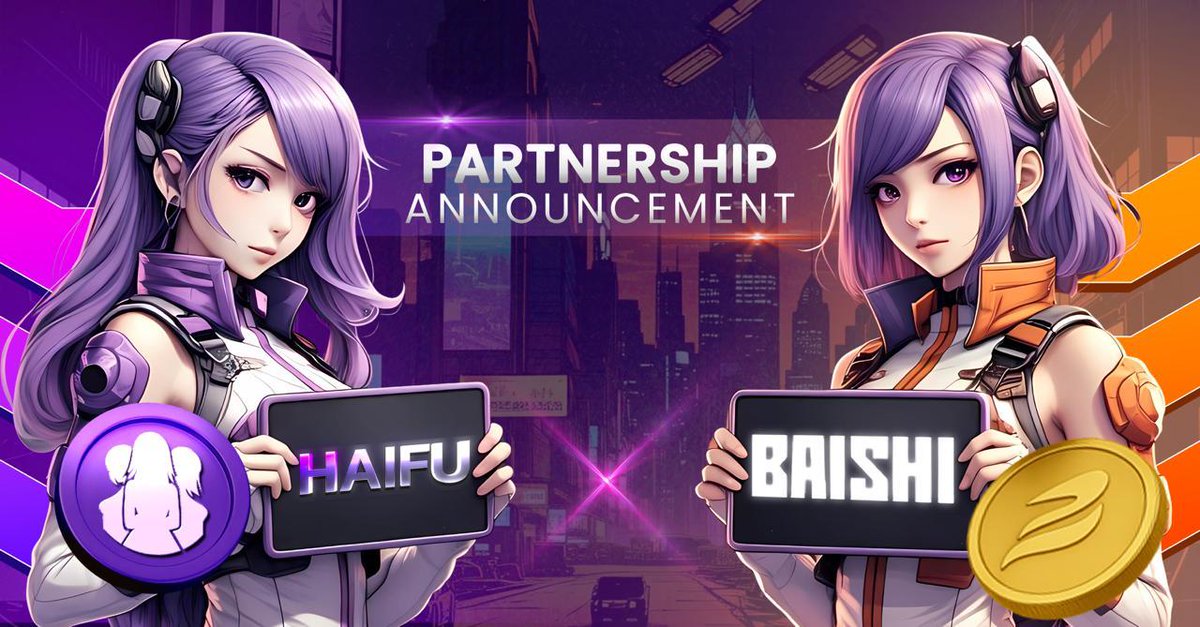 Partnership ALERT! 🚨

We're teaming up with <a href="/playbaishi/">BAISHI</a> to co-create the next big leap in DeFAI:

An Agentic Trading App — powered by wAIfus. 🥰

This is where AI agents meet real on-chain action.
Self-learning, self-trading, no fluff.
Just alpha — automated. 🧐