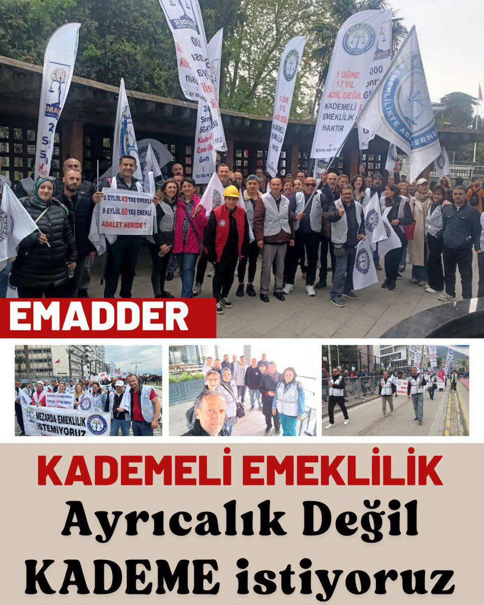Sadece 1 gün geç kaldığı için, 
bir ömür daha çalışmak zorunda kalan milyonlar var! 

Bir günle 17 yıla mahkum edilmek büyük bir adaletsizliktir.
Acilen köklü bir sosyal güvenlik reformu yapılmalı ve bu haksızlık giderilmelidir. 

Emeklilikte Adalet Derneği'nin taleplerini