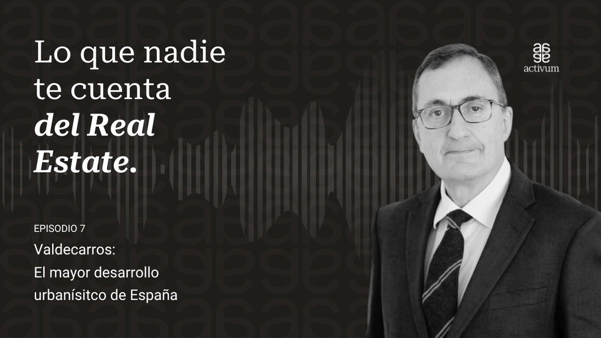 ¡Nuevo epidosio de nuestro #pódcast!

Hablamos con Domingo Menéndez sobre el proyecto urbanístico de Valdecarros, Madrid.

Disponible en todas las plataformas: linktr.ee/activum
