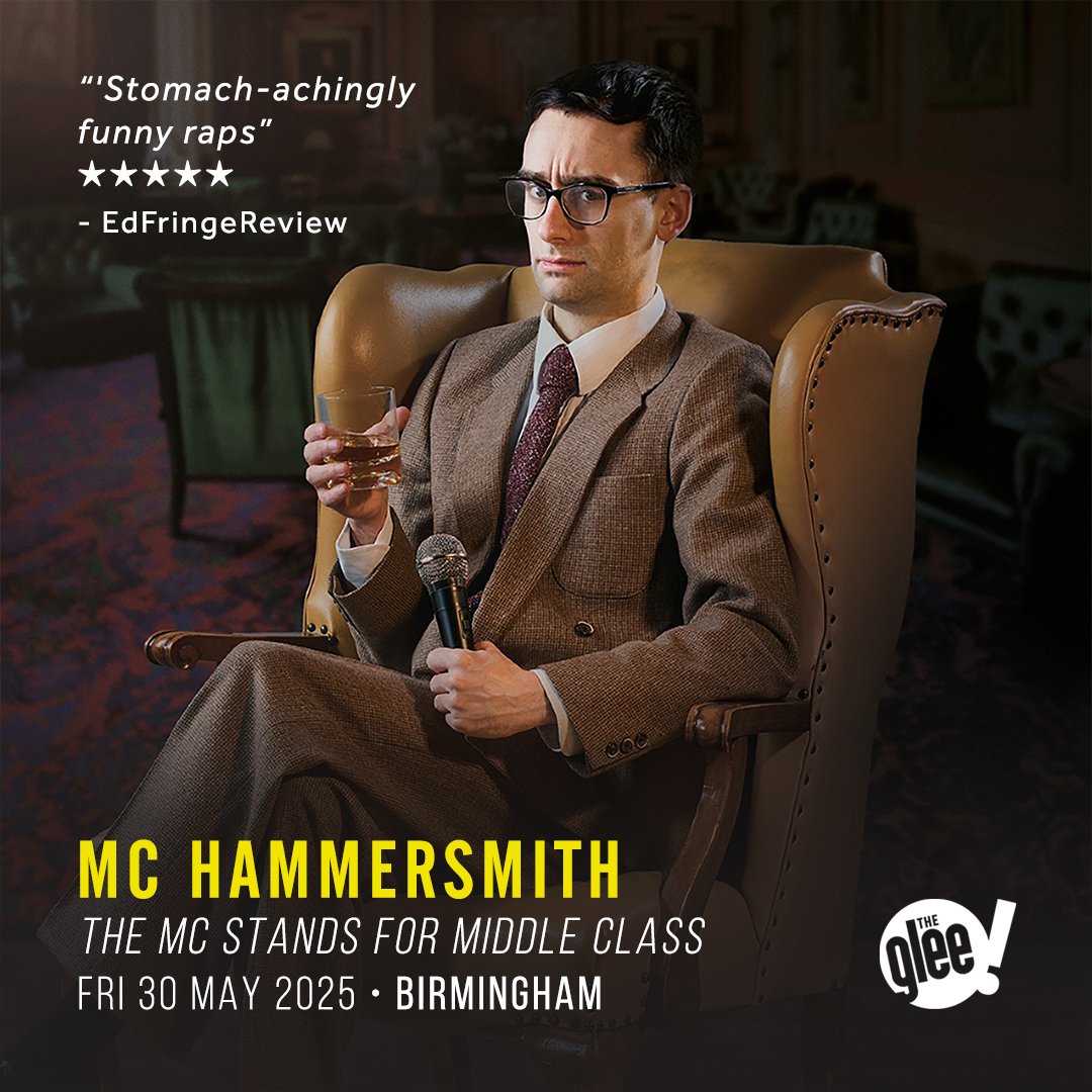 The Glee Club Birmingham (@gleeclubbham) on Twitter photo Times for tonight's SOLD OUT <a href="/mc_hammersmith/">MC Hammersmith</a> show in our Studio Room! ๐๐
Doors: 7:45pm
Last entry: 8pm
Approx finish: 10pm Times for tonight's SOLD OUT <a href="/mc_hammersmith/">MC Hammersmith</a> show in our Studio Room! ๐๐
Doors: 7:45pm
Last entry: 8pm
Approx finish: 10pm