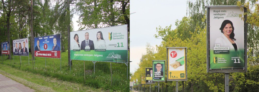 Lai arī Rāviņa ZZS pirms 4 gadiem ieguva 40% balsu, Jelgavā politisko partiju piedāvājums joprojām ir ļoti bagāts. #vēlēšanas2025