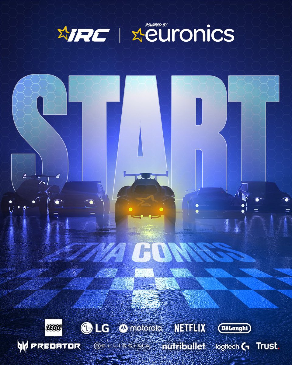 🏎️ I motori sono caldi, le squadre sono pronte.

🔥 La Finale LAN a Etna Comics ha inizio: seguite la vostra squadra preferita in live sul nostro canale Twitch, dalle 10:30.

#irc #italianrocketchampionship #etnacomics #rocketleague