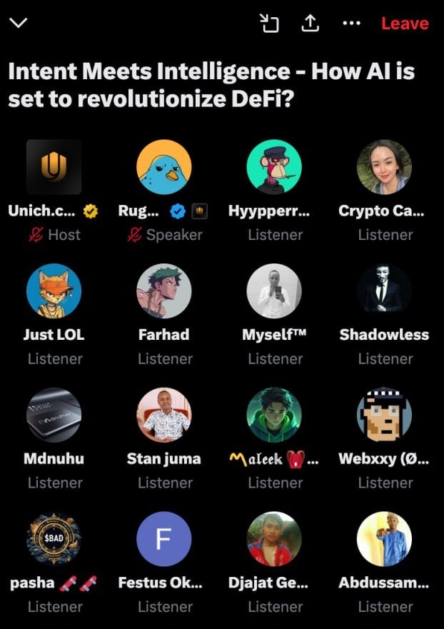 🎙️ We're LIVE!

You can join the talk and be eligible for rewards! ⤵️
x.com/i/spaces/1ypKd…