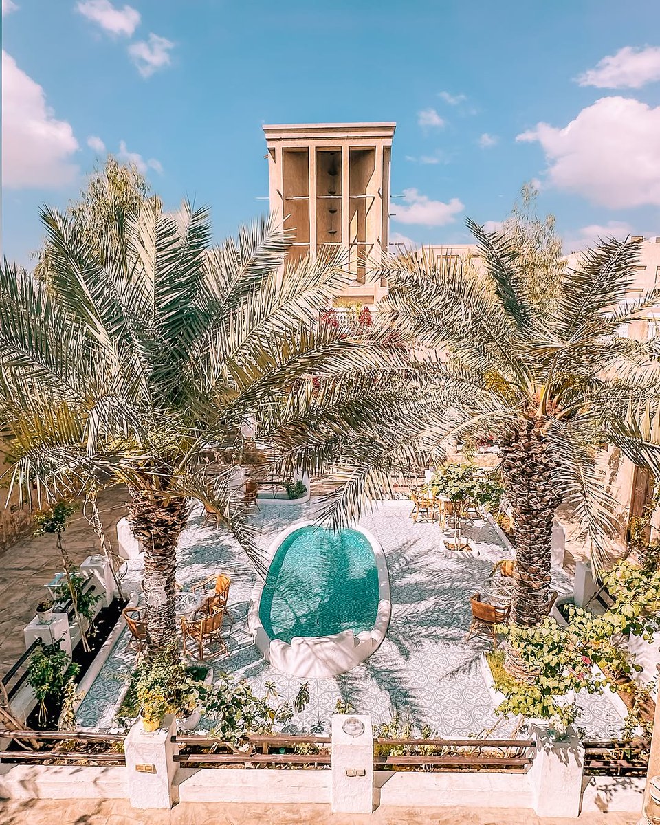 Add 𝙩𝙝𝙞𝙨 boutique hotel to your next Dubai itinerary 👆 📍 Arabian Boutique Hotel 📸 IG/wanderwithnada #VisitDubai