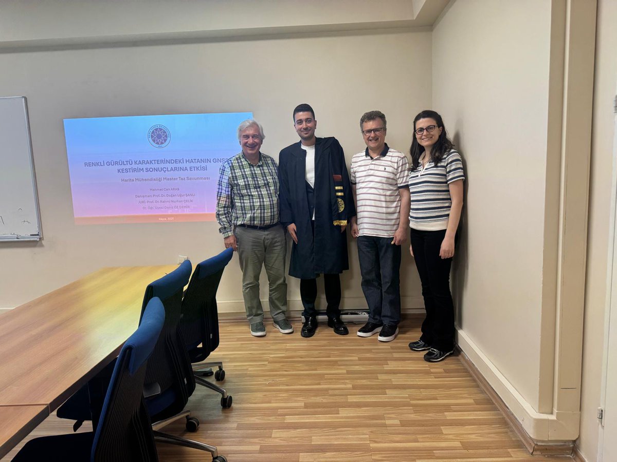 Mehmet Can Araş dün güzel bir savunma vererek Master derecesi almaya hak kazandı. Tebrikler Mehmet Can 👏😊