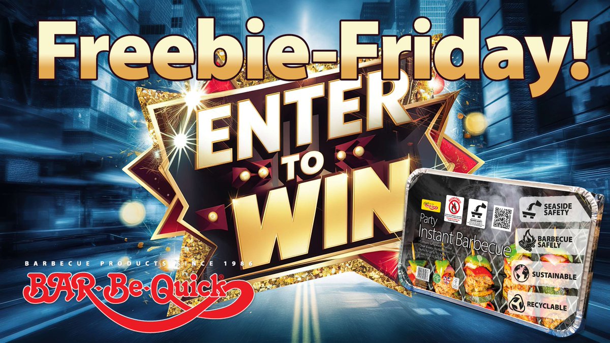It’s #FREEBIEFRIDAY &amp; PAY DAY. Read to win a Party Instant Barbecue? Just tell us your favourite burger topping. Retweet &amp; reply before 23:59 on 01/06/25 for your chance to win. T&amp;Cs barbequick.com/grillguide/ff-… 
#bbqlovers #win